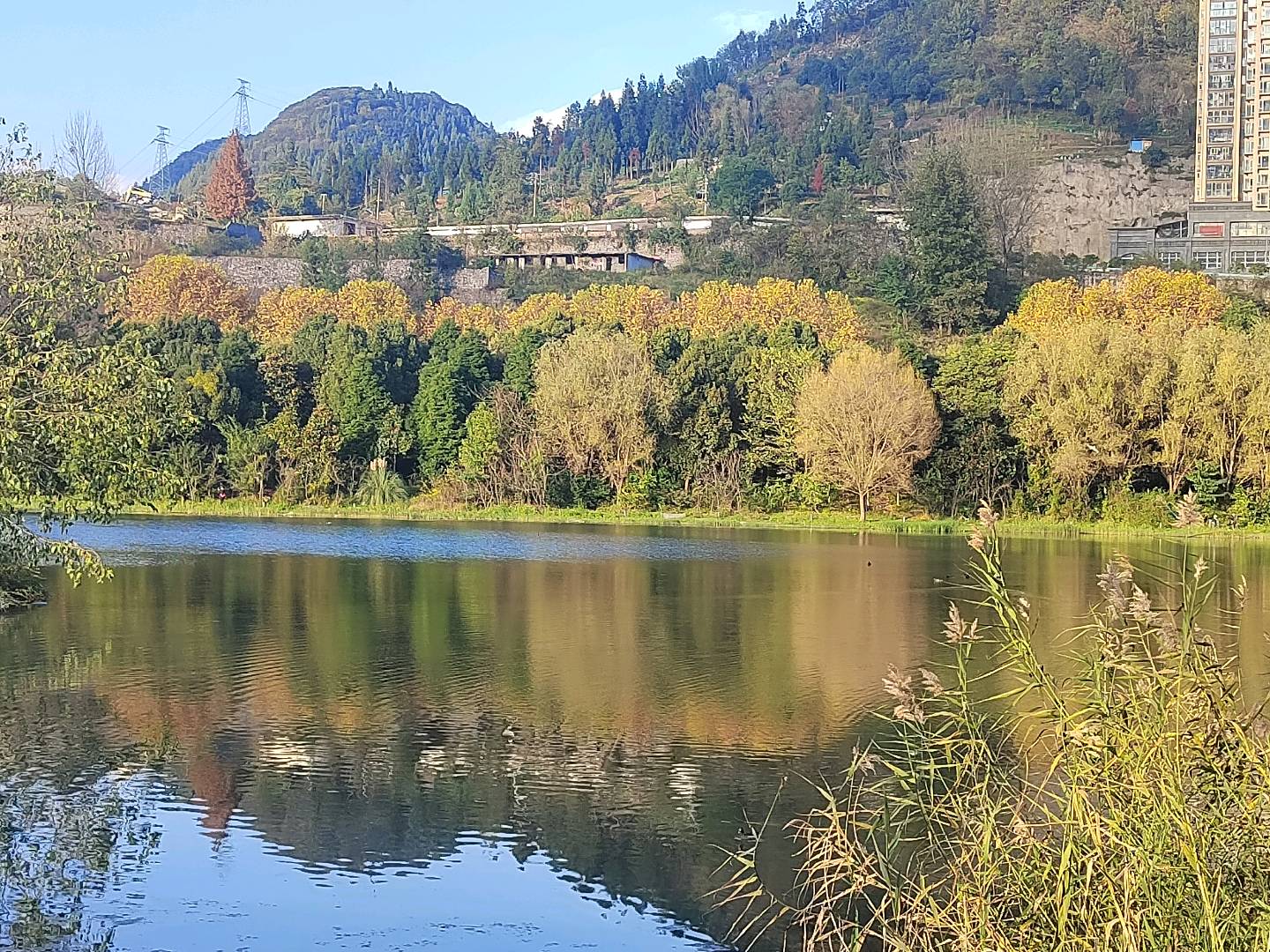 山野不语，万事从容，此刻只与平静相拥。